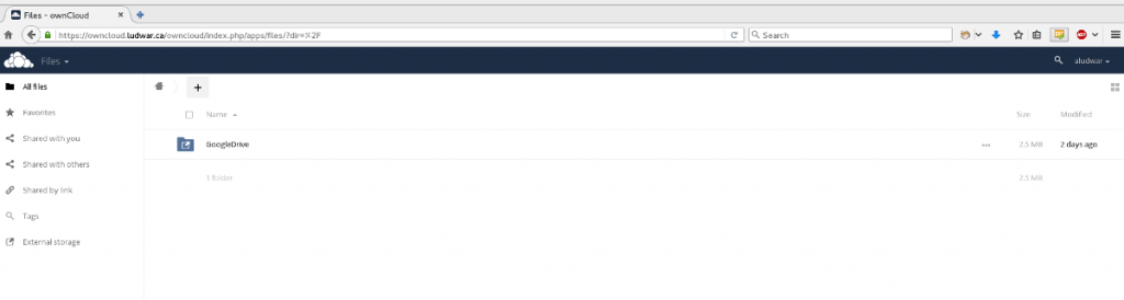 ownCloud Google Drive