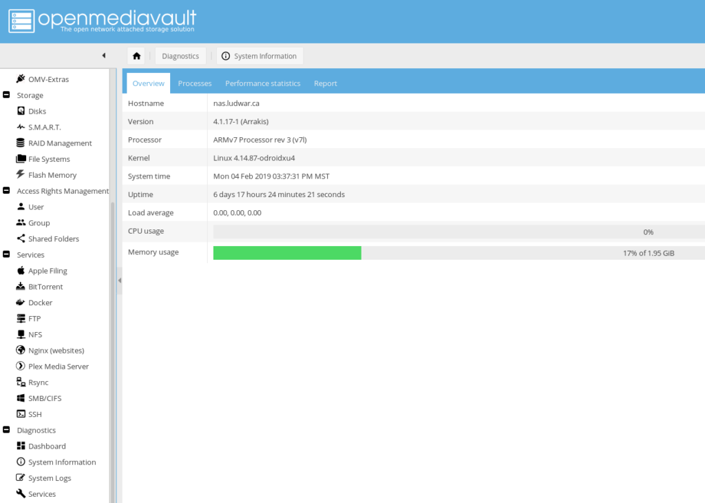 configure plex media server to access nfs share