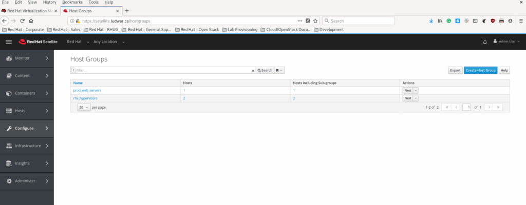 SatelliteHostGroups